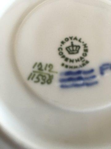 Royal Copenhagen Blå Vifte Kaffekop og Underkop No 11538 - Danam Antik