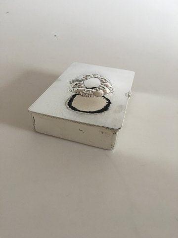 Georg Jensen Sterling Sølv Box / Cigaret Æske No 507A - Danam Antik