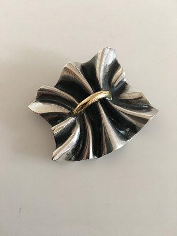 Georg Jensen Sterling Sølv Lene Munthe Broche No 399, Stor - Danam Antik