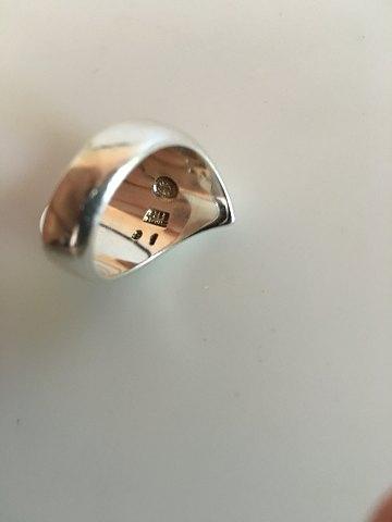 Georg Jensen Sterling Sølv Ring Nanna Ditzel No 91 - Danam Antik