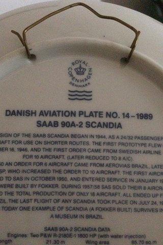 Royal Copenhagen SAS Flyver Platte No 14 1989 - Danam Antik