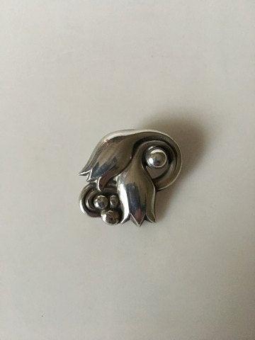 Georg Jensen Sterling Sølv Broche No 100A. - Danam Antik