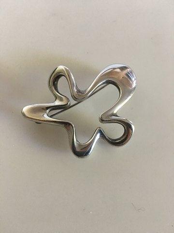 Georg Jensen Sterling Sølv Henning Koppel Splash Broche No 321 - Danam Antik