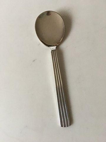 Georg Jensen Sterling Sølv Bernadotte Flad Ske, Sorbet No 91 - Danam Antik