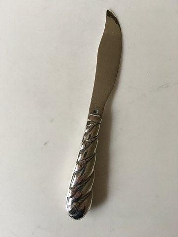 Georg Jensen Sterling Sølv Ornamental Ostekniv No. 166 - Danam Antik