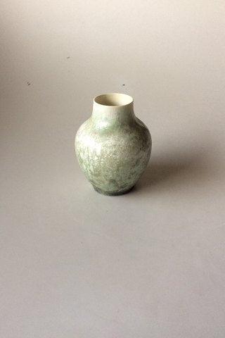 Royal Copenhagen Krystal Glasur vase i grøn af Valdemar Engelhardt H427 - Danam Antik