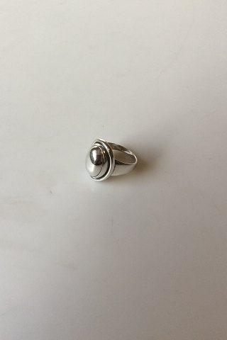 Georg Jensen Sterling Sølv Ring med Sølvsten No 46A - Danam Antik