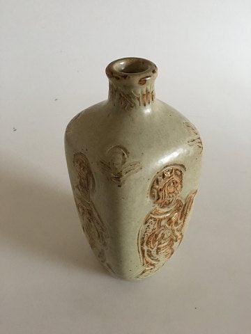 Kgl. Porcelæn Stentøjs Vase af Jais Nielsen meget tidlig - Danam Antik