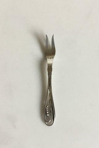 Georg Jensen Sterling Sølv Lille serveringsgaffel No 42 - Danam Antik