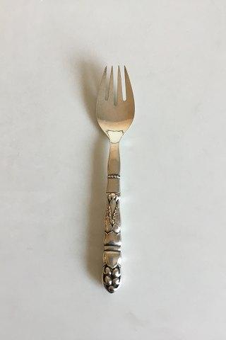 Georg Jensen Sterling Sølv Serveringsgaffel No 54 - Danam Antik