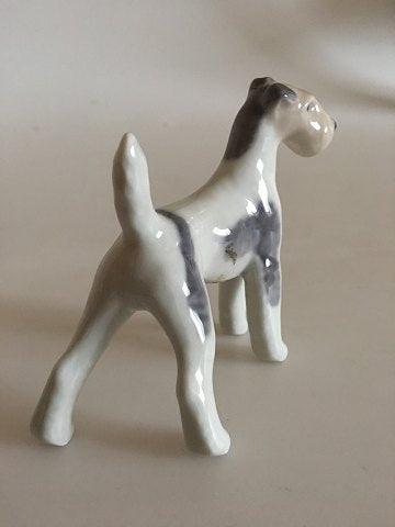 Royal Copenhagen Figur Ruhåret Fox Terrier No 3170 - Danam Antik