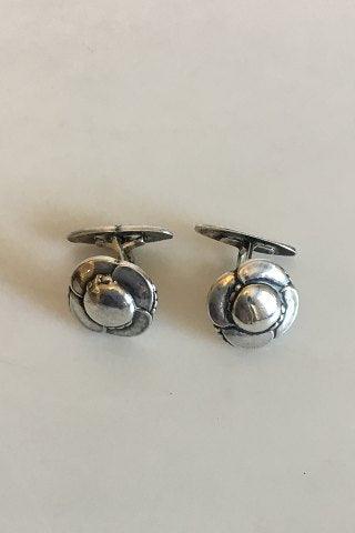 Georg Jensen Sterling Sølv Manchetknapper No 9 - Danam Antik