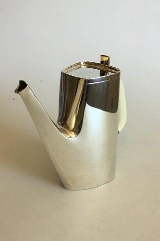 Cohr Sterling Sølv Kaffekande med hank af ben - Danam Antik