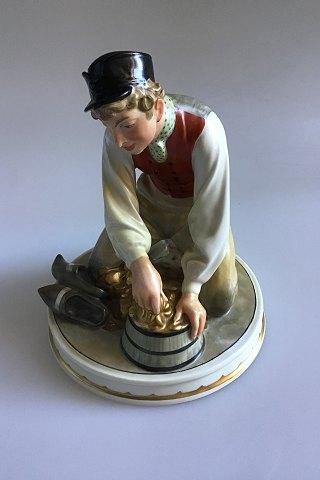 Bing & Grøndahl Overglasur figur Lille Klaus No 8048 - Danam Antik