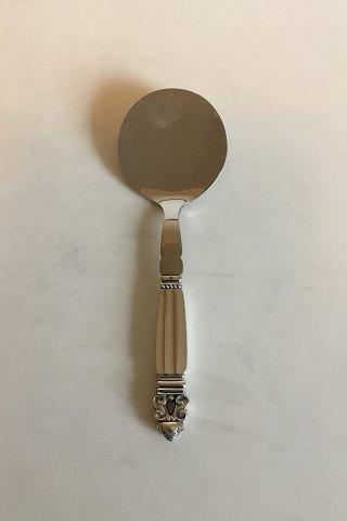 Georg Jensen Sterling Sølv og Rustfrit stål Serveringsspade Konge No 206 - Danam Antik