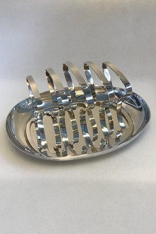 Georg Jensen Sterling Sølv Toast Holder og Bakke No 1183 - Danam Antik