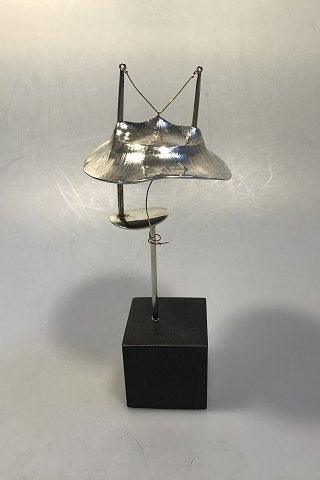 Georg Jensen Sterling Sølv "Cirkus Tent Unique C" Skulptur - Danam Antik