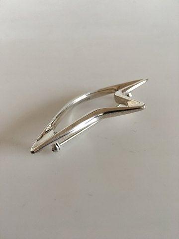 Georg Jensen Sterling Sølv Henning Koppel Broche No 376 - Danam Antik