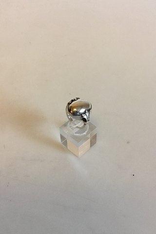 Georg Jensen Sterling Sølv Ring med Sølvsten No 51 - Danam Antik