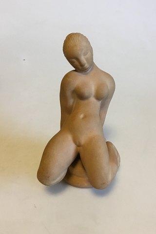 Kähler terracottafigur af Kai Nielsen "Princessen på Ærten" No 82 - Danam Antik