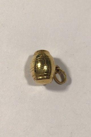 Guldcharm 18 kt guld - Danam Antik