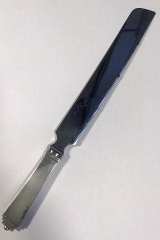 Georg Jensen Sterling Sølv Pyramide Brødkniv No 197 B - Danam Antik