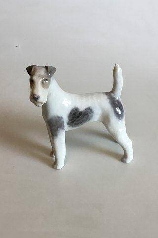 Royal Copenhagen Figur af Ruhåret Terrier No 3165 - Danam Antik