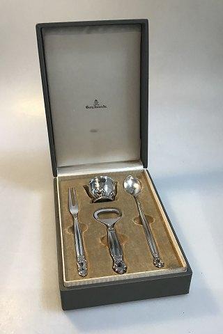 Georg Jensen Sterling Sølv Konge Præsentationsæske - Danam Antik