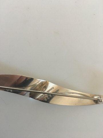 Georg Jensen Sterling Sølv Broche No 406B - Danam Antik