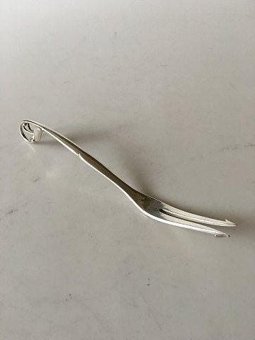 Georg Jensen Sterling Sølv Ornamental Cocktail Gaffel No. 21 - Danam Antik