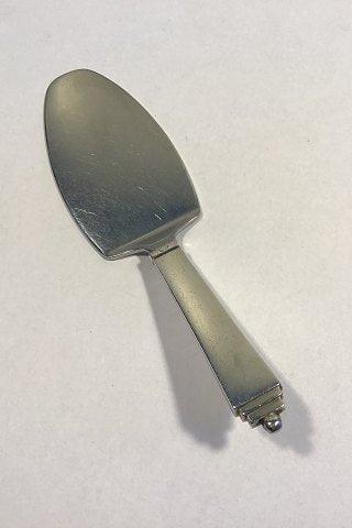 Georg Jensen Sterling Sølv/Stål Pyramide Serveringsspade No 195 - Danam Antik