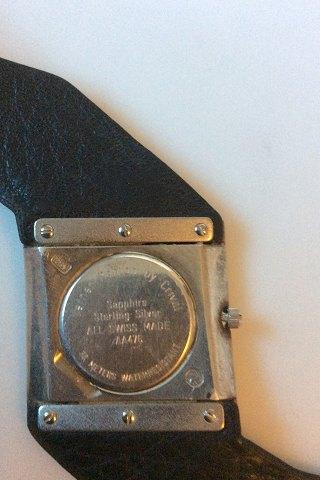 Verner Panton Armbånds ur i Sterling Sølv fra Crival - Danam Antik