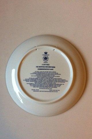 Bing & Grøndahl SAS The Montgolfier Brother Plate - Danam Antik