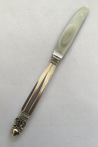 Georg Jensen Sterling Sølv Konge Frokostkniv No 024 - Danam Antik