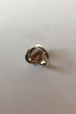 Georg Jensen Sterling Sølv Ring med Sølvsten No 46A - Danam Antik