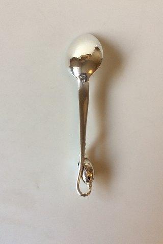 Georg Jensen Sterling Sølv Magnolia No 84 Dessertske No 021 - Danam Antik