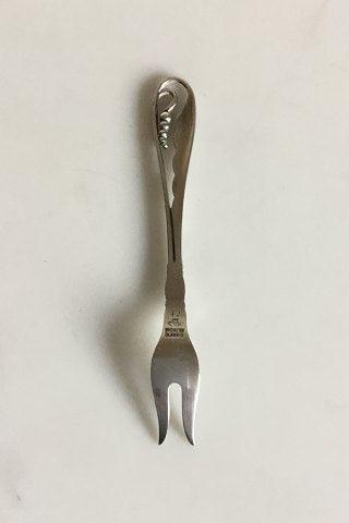 Georg Jensen Sterling Sølv Lille serveringsgaffel No 42 - Danam Antik