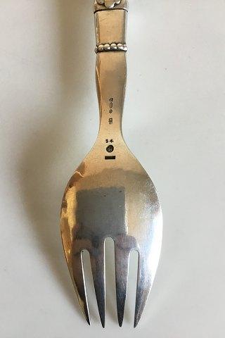 Georg Jensen Sterling Sølv Serveringsgaffel No 54 - Danam Antik