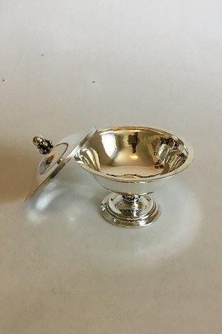 Georg Jensen Sterling Sølv Skål med låg No 180A - Danam Antik