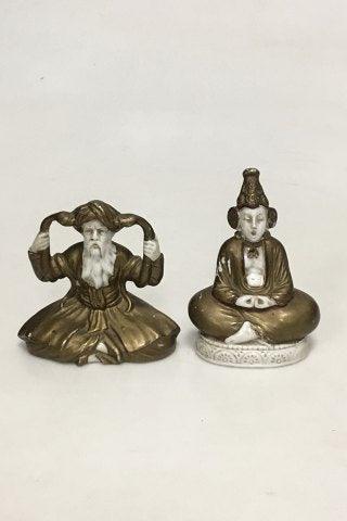 Europæisk japonisme figurer i porcelæn - Danam Antik