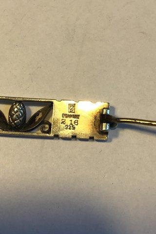 Georg Jensen Sterling Sølv Broche No 216A - Danam Antik