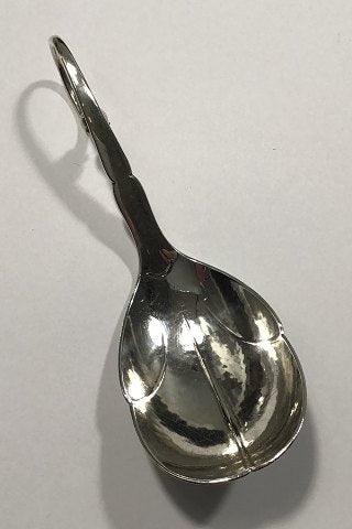 Georg Jensen Sterling Sølv Ornamental Serveringsske No 21 - Danam Antik