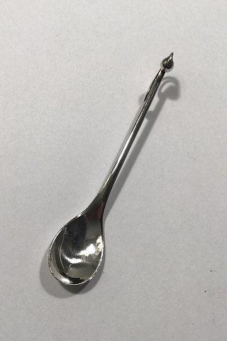 Georg Jensen Sterling Sølv Ornamental Mocca ske No 47 - Danam Antik