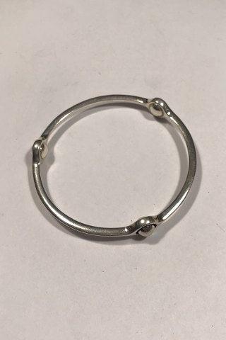 Georg Jensen Sterling Sølv Armring No 473 Sphere - Danam Antik