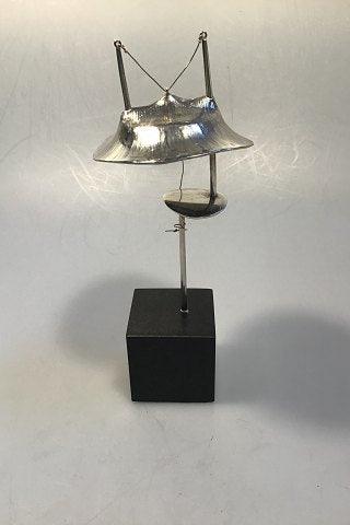 Georg Jensen Sterling Sølv "Cirkus Tent Unique C" Skulptur - Danam Antik