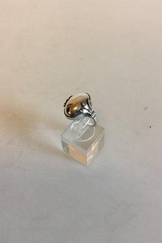 Georg Jensen Sterling Sølv Ring med Sølvsten No 51 - Danam Antik