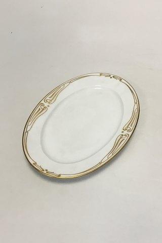 Royal Copenhagen Stel nr. 117 Art Nouveau med gulddekoration Serving Platter - Danam Antik