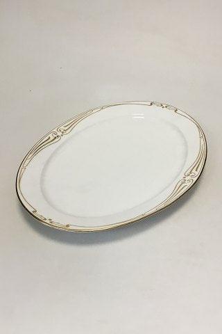 Royal Copenhagen Stel nr. 117 Art Nouveau med gulddekoration Serving Platter - Danam Antik