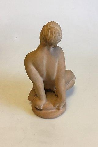 Kähler terracottafigur af Kai Nielsen "Princessen på Ærten" No 82 - Danam Antik