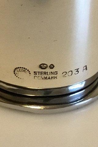 Georg Jensen Sterling Sølv Bordlighter No 203A - Danam Antik